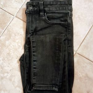 AEO Next Level Stretch Black Jeggings